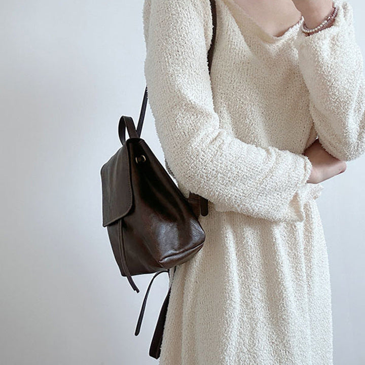 Unisex Retro Backpack Compact Practical Design