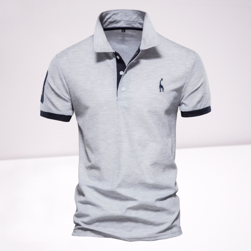 Mens Polo Shirt Breathable Relaxed Fit