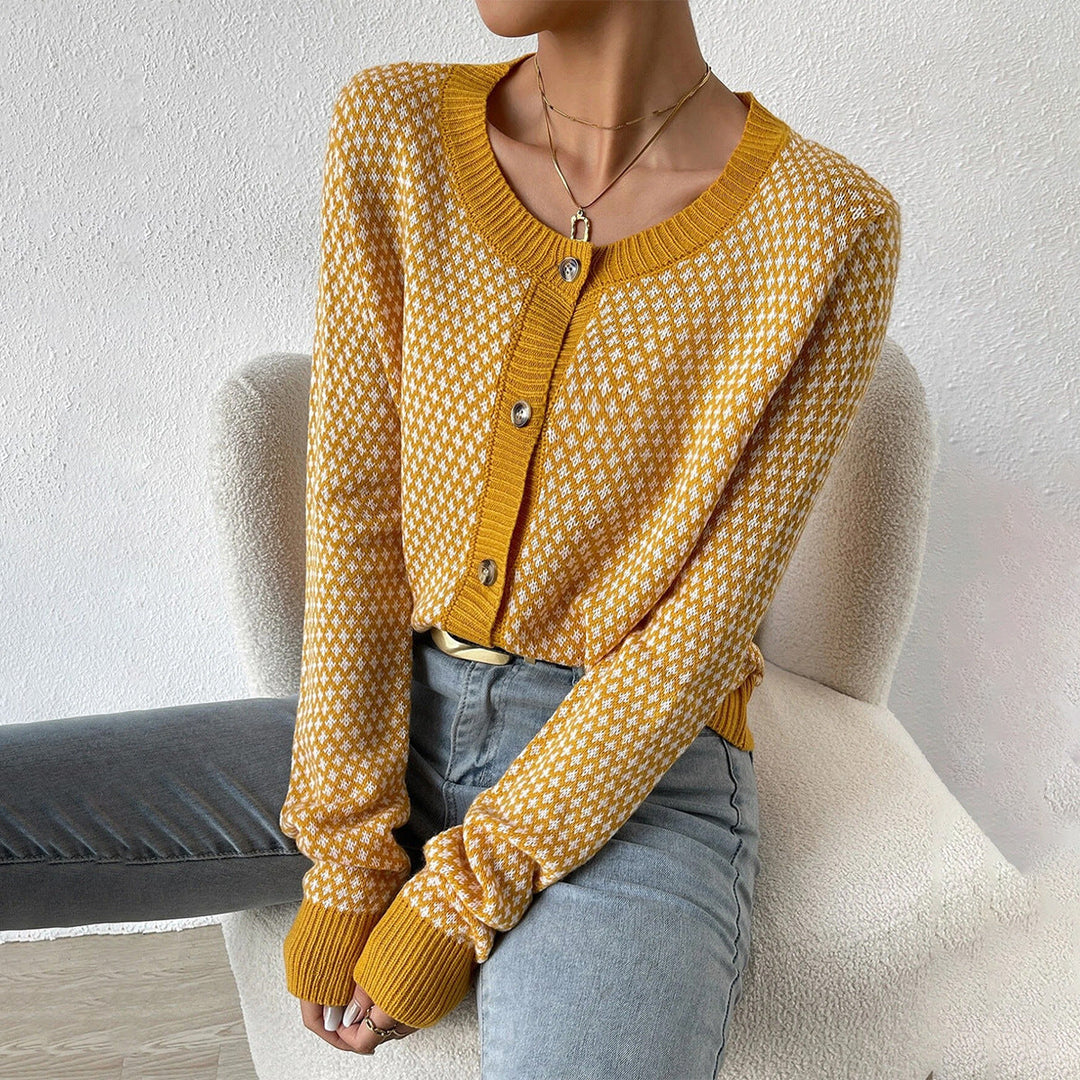 Womens Open Front Cardigan Sweater Classic Fit - BritishMode