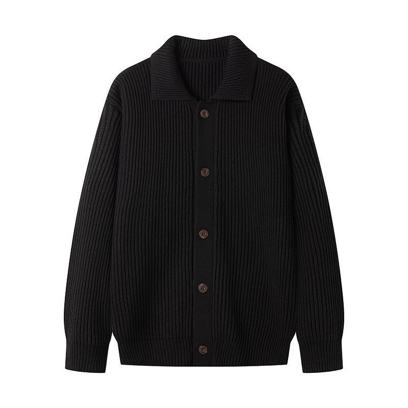 Womens Sporty Cardigan with Shawl Collar Relaxed Fit