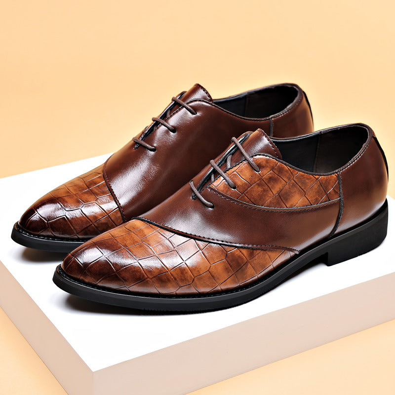 Mens Leather Dress Shoes Genuine Leather