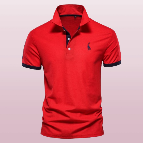 Mens Polo Shirt Breathable Relaxed Fit