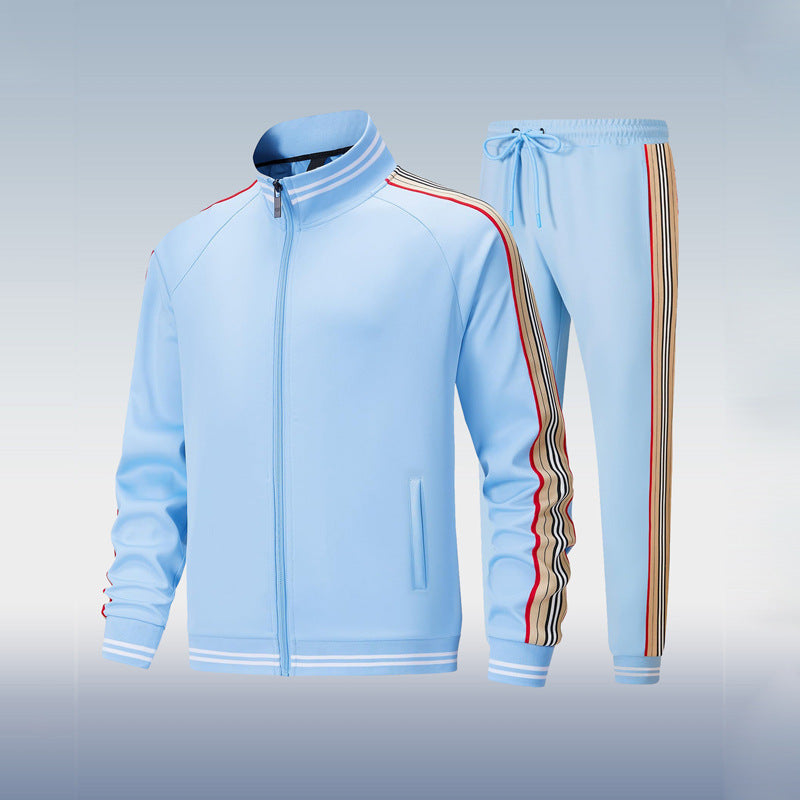 Mens Fitness Tracksuit Slim Fit Sporty Design