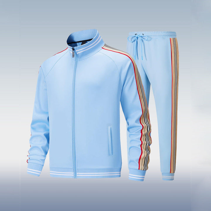 Mens Fitness Tracksuit Slim Fit Sporty Design
