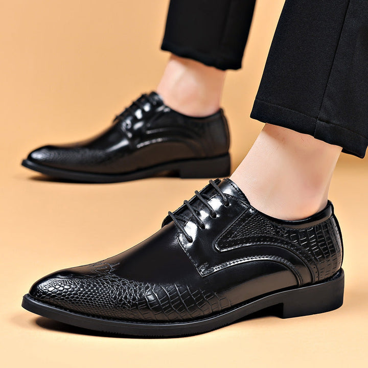 Mens Leather Dress Shoes Classic Fit