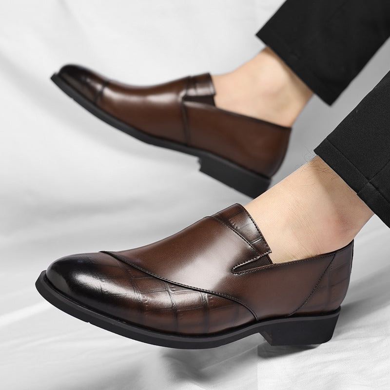 Womens Leather Loafers with Lurex Detail