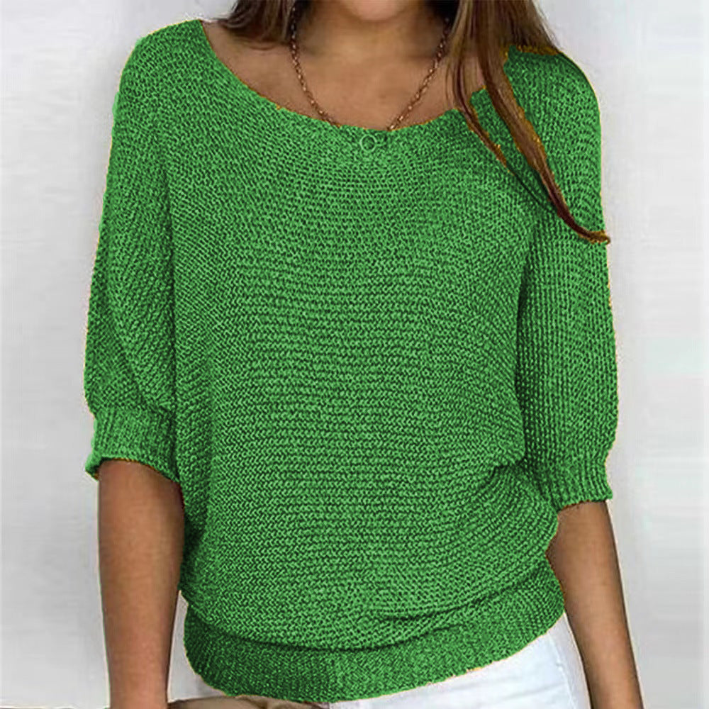 Womens Fleece Pullover Sweater Cozy Fit