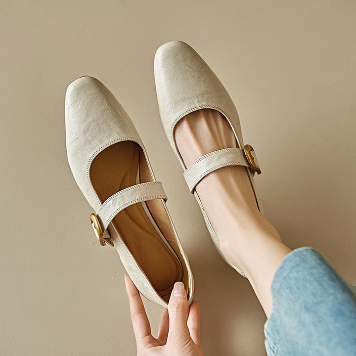 Womens Pumps Genuine Leather Classic Fit