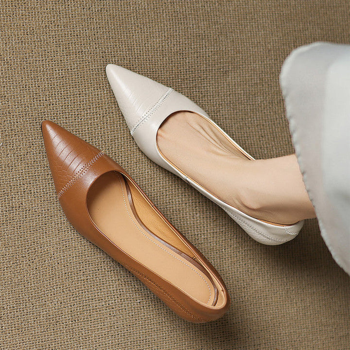 Womens Heels Genuine Leather Classic Fit