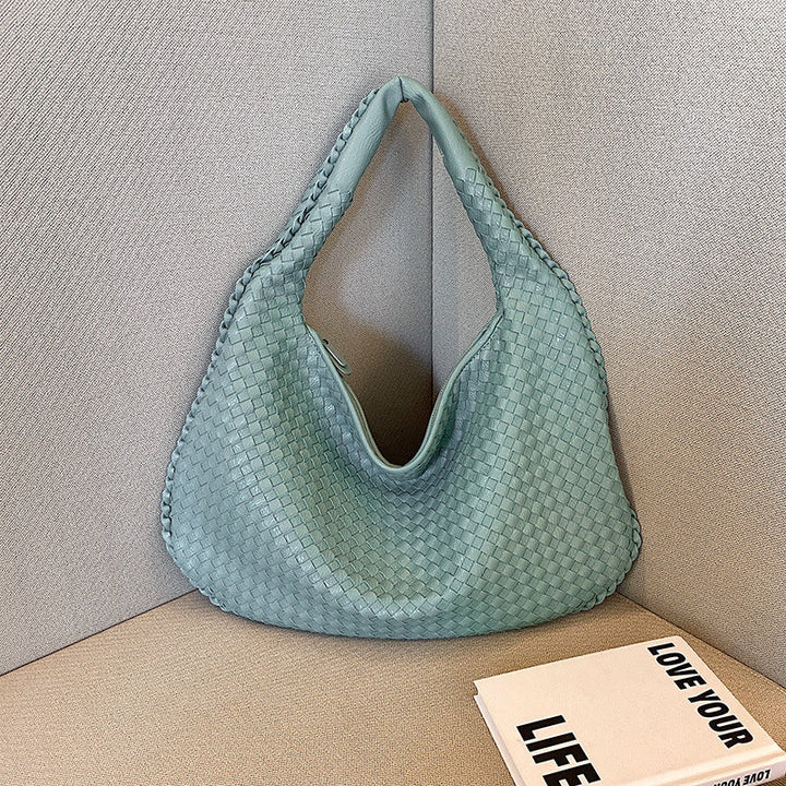 Unisex Woven Shopping Bag Durable Lightweight