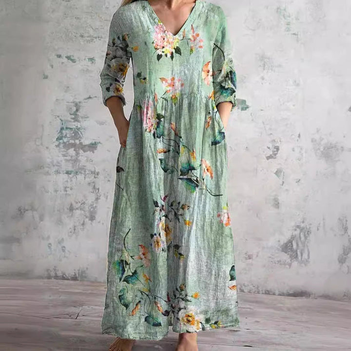 Womens Floral Dress with Petal Detail Sunlit Style