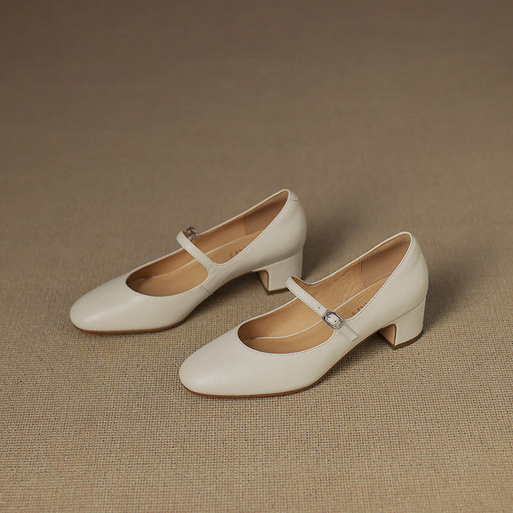 Womens Pumps Genuine Leather Classic Fit