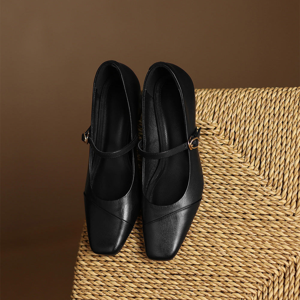 Womens Heels Genuine Leather Classic Fit