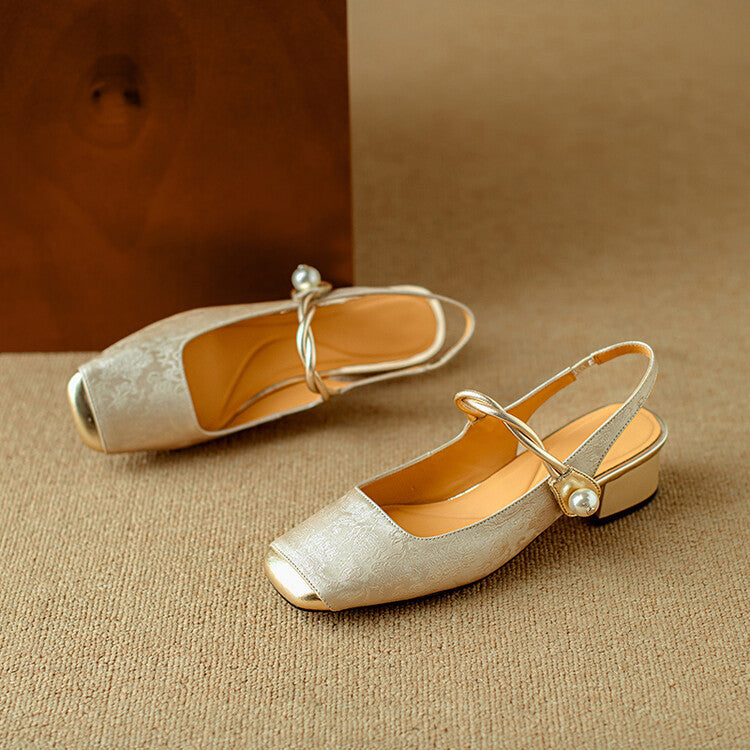 Womens Leather Heels Classic Fit