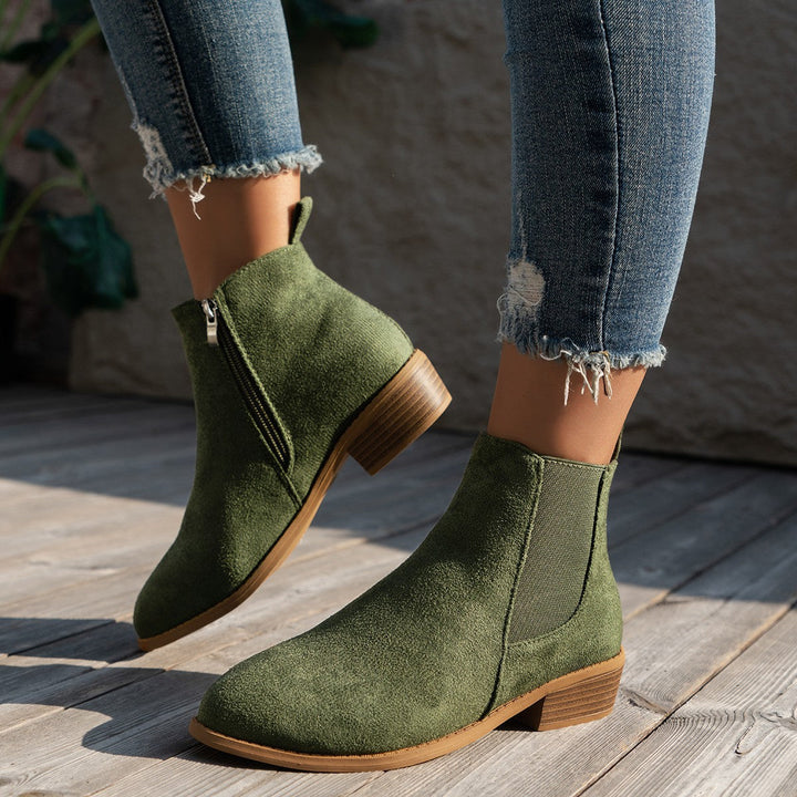 Womens Ankle Boots Leather Classic Fit - BritishMode