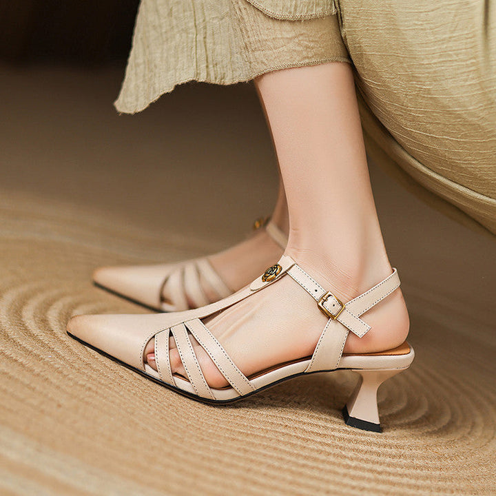 Womens Heels Genuine Leather Classic Fit