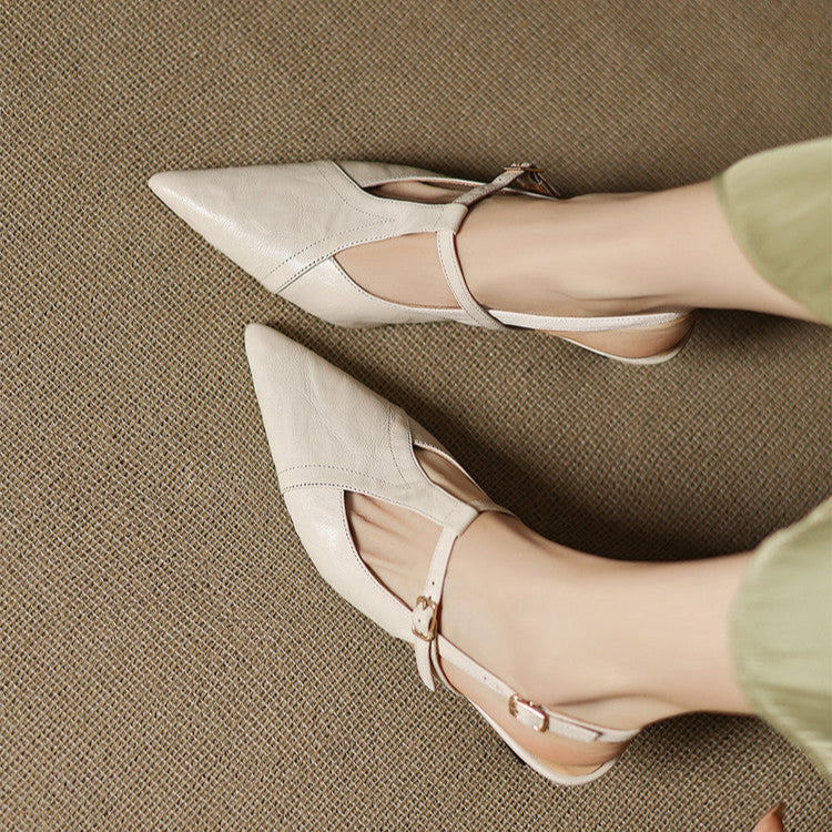 Womens Heels Genuine Leather Classic Fit
