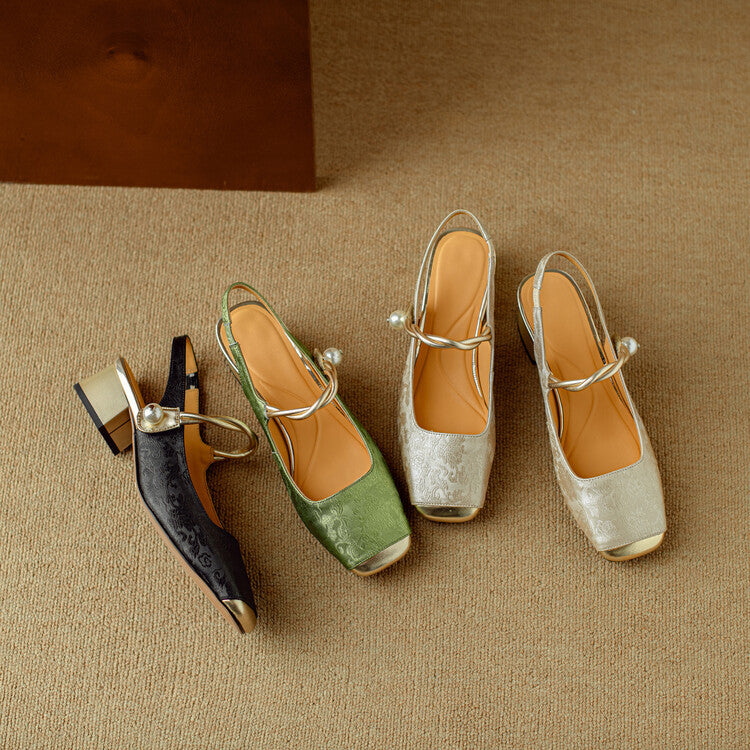 Womens Leather Heels Classic Fit