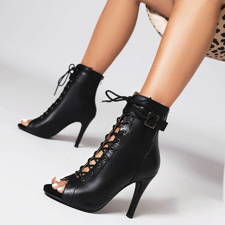 Womens Ankle Boots Leather Classic Fit - BritishMode