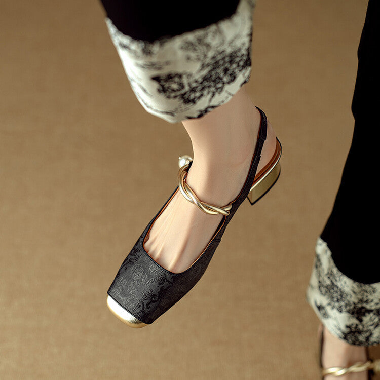 Womens Leather Heels Classic Fit