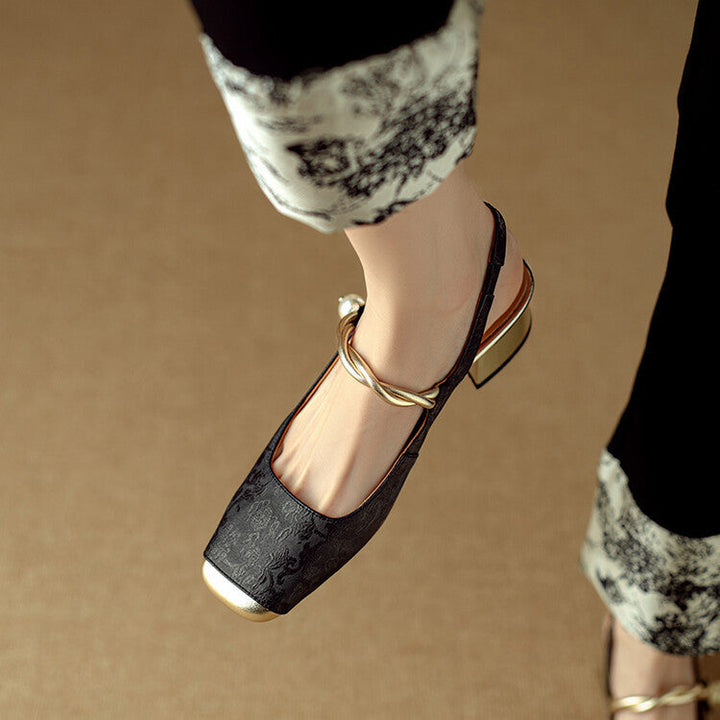 Womens Leather Heels Classic Fit