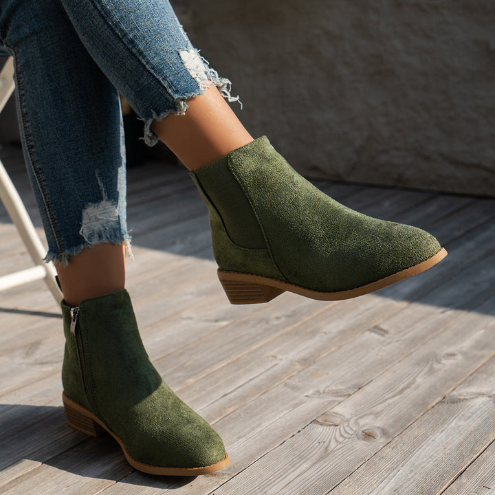 Womens Ankle Boots Leather Classic Fit