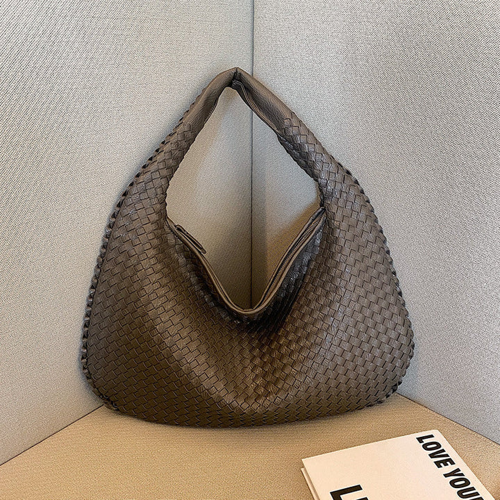 Unisex Woven Shopping Bag Durable Lightweight