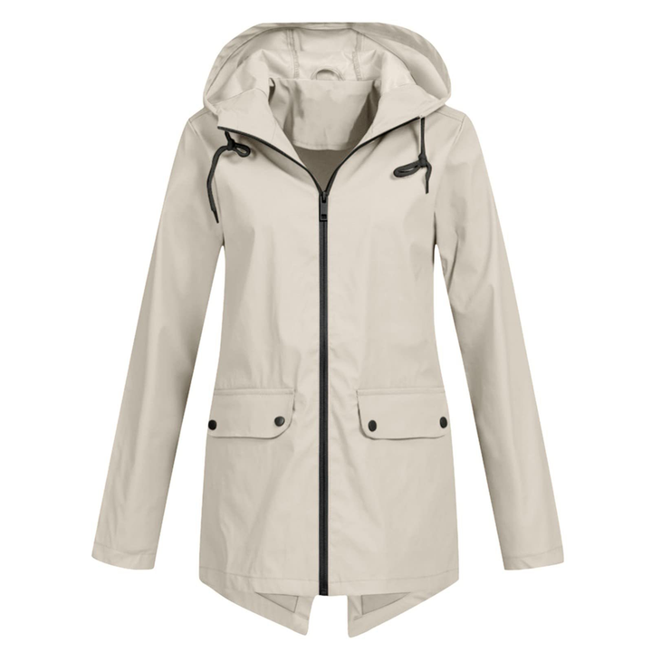Womens Fleece Hooded Coat Jacket Relaxed Fit