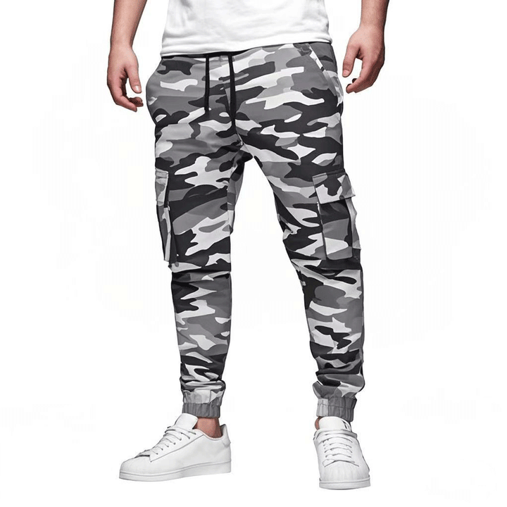 Mens Jogger Pants Stretch Waistband Athletic Fit