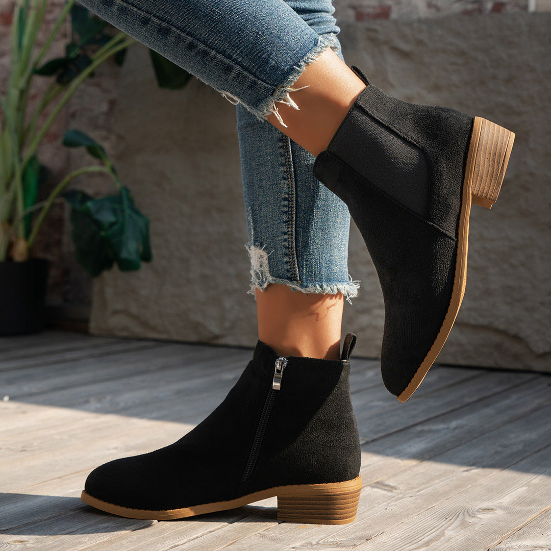 Womens Ankle Boots Leather Classic Fit