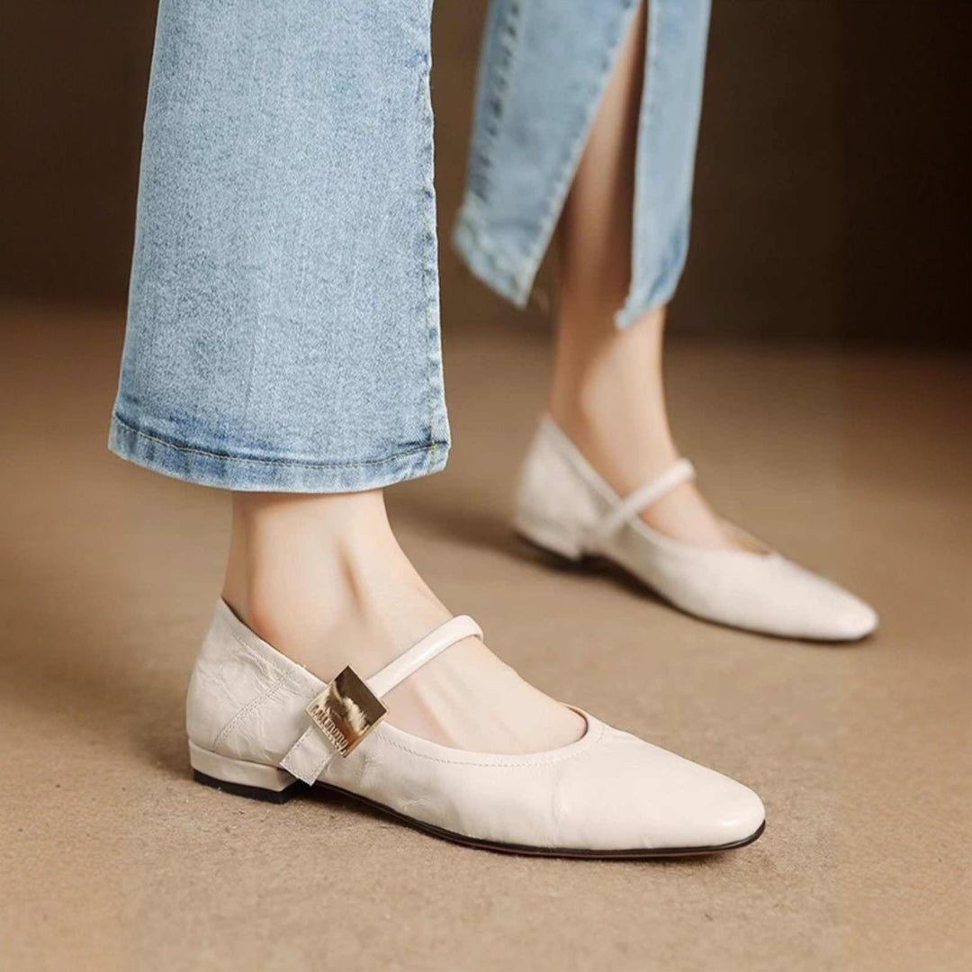 Womens Genuine Leather Pumps Classic Fit