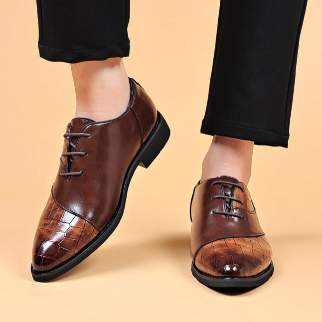 Mens Leather Dress Shoes Genuine Leather