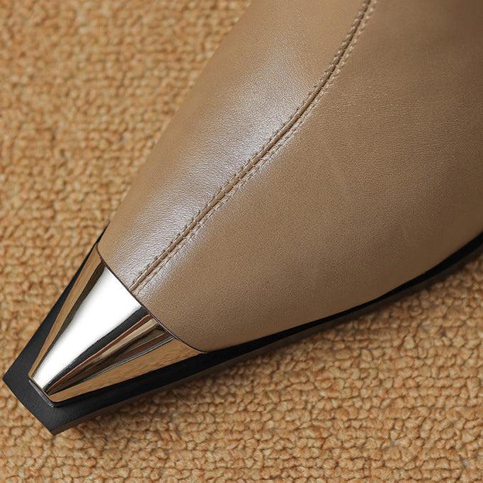 Womens Genuine Leather Boots Classic Fit