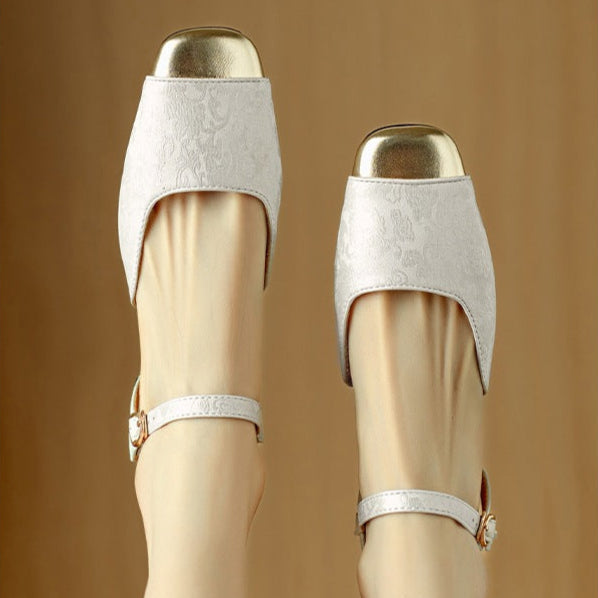 Womens Slingback Shoes with Adjustable Strap