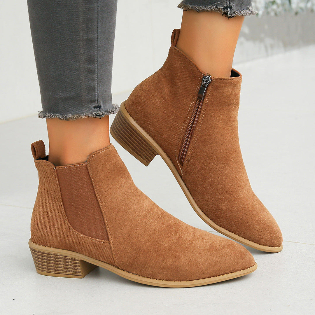 Womens Ankle Boots Leather Classic Fit