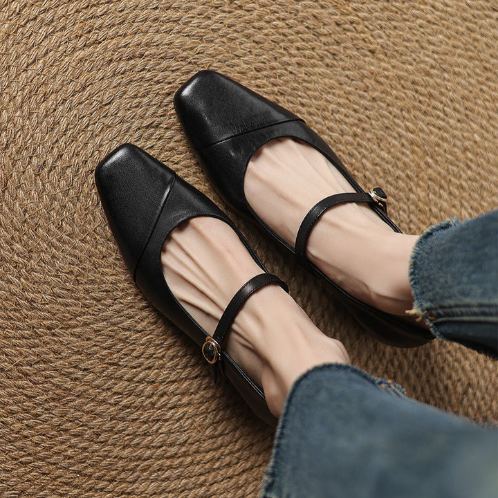Womens Heels Genuine Leather Classic Fit
