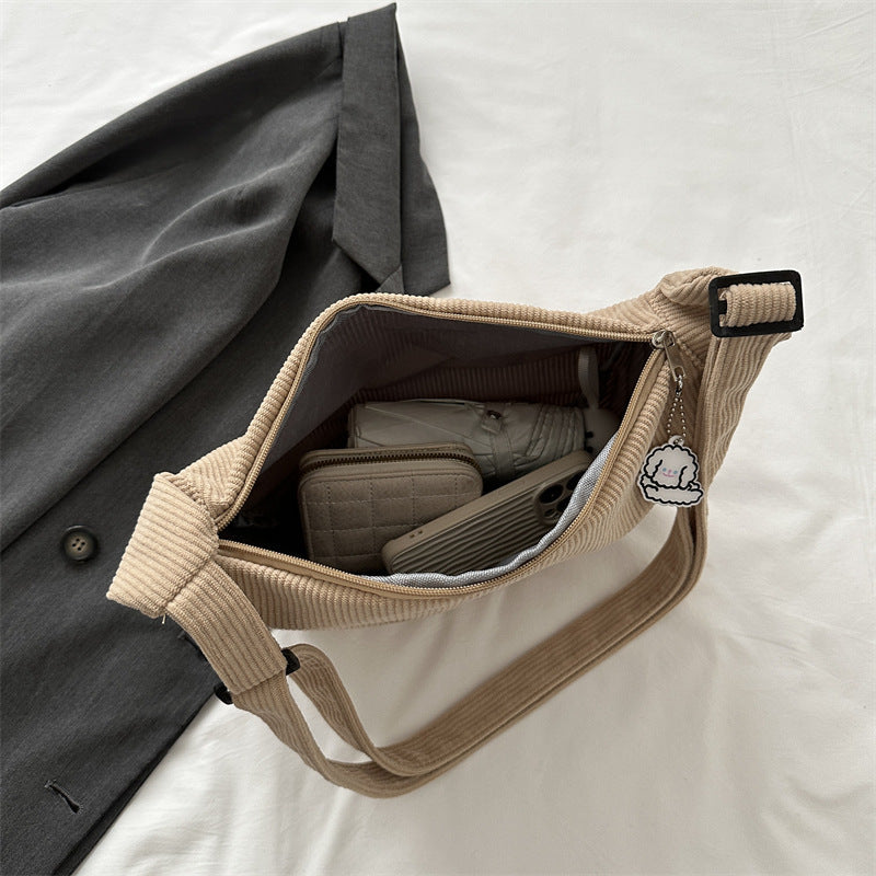 Womens One-Shoulder Messenger Bag Artistic Design