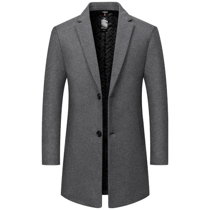 Womens Autumn Coat Wool Blend Warm Fit