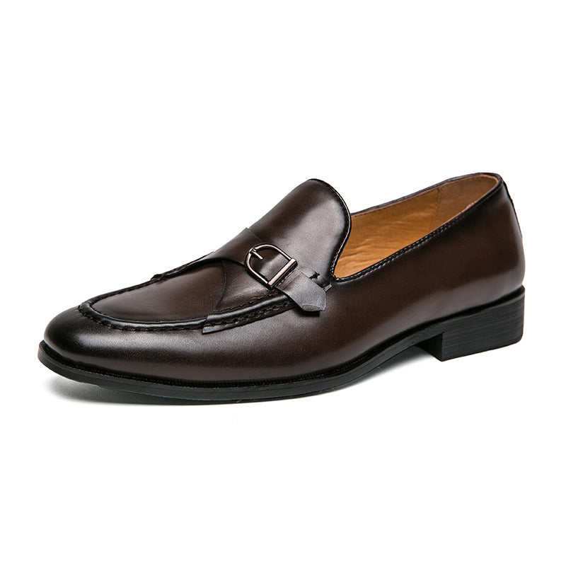 Mens Leather Loafers Classic Slip-On