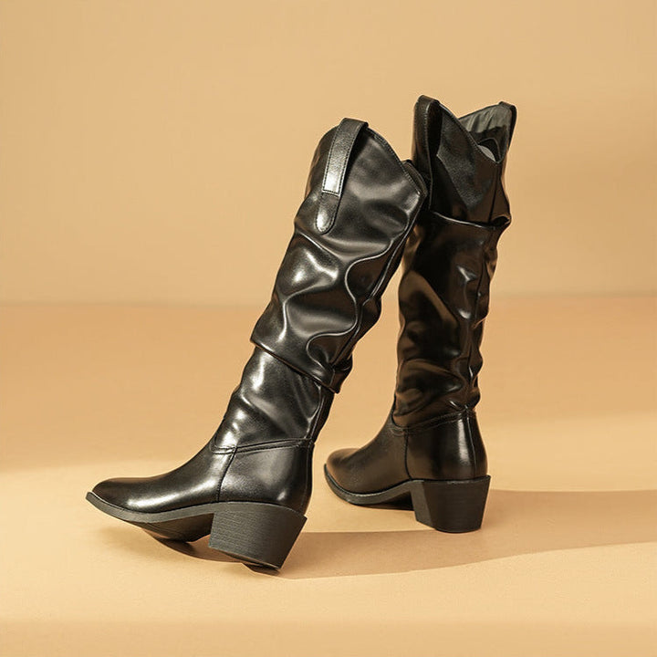 Unisex Leather Boots Durable Comfortable Fit