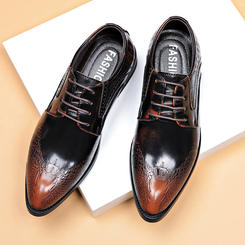 Mens Leather Dress Shoes Classic Fit