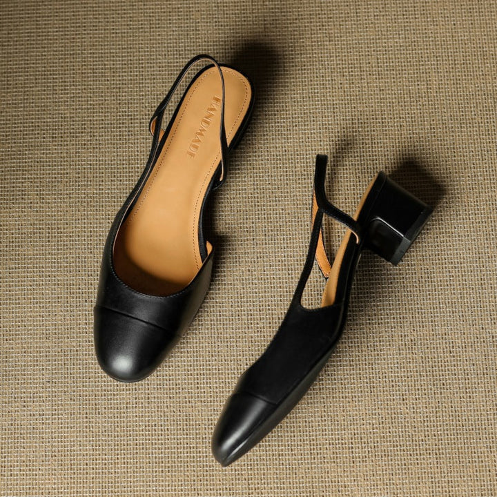 Womens Genuine Leather Pumps Classic Fit