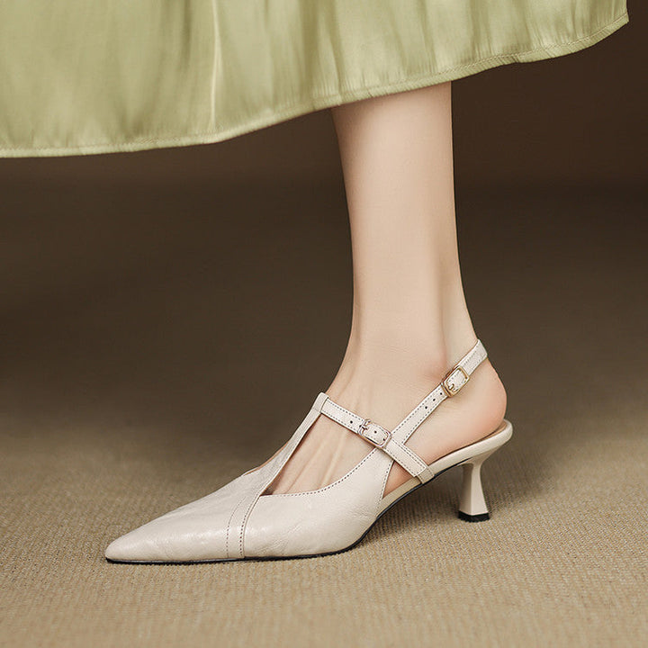 Womens Heels Genuine Leather Classic Fit