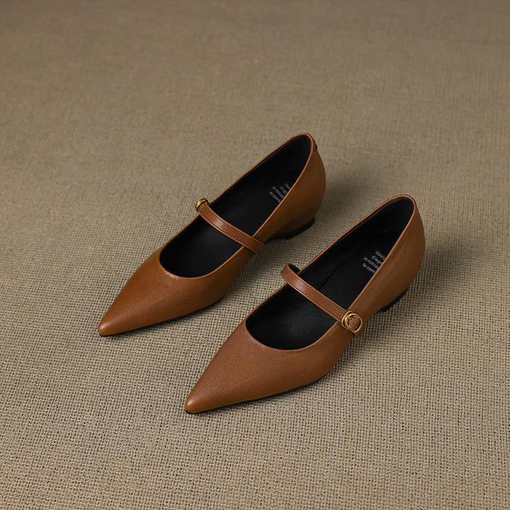 Womens Heels Genuine Leather Classic Fit