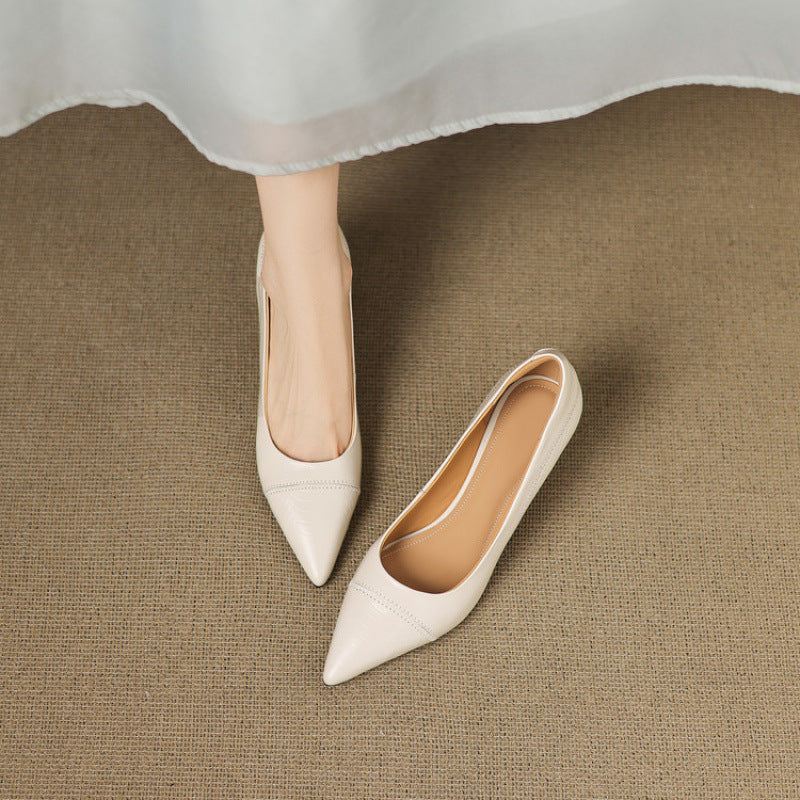 Womens Heels Genuine Leather Classic Fit