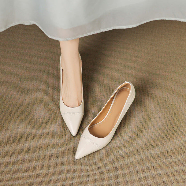 Womens Heels Genuine Leather Classic Fit