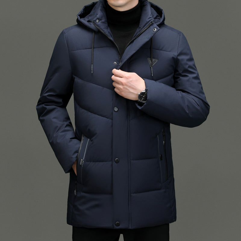 Mens Winter Jacket with Adjustable Hood - BritishMode