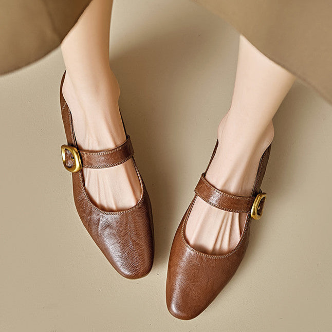 Womens Pumps Genuine Leather Classic Fit