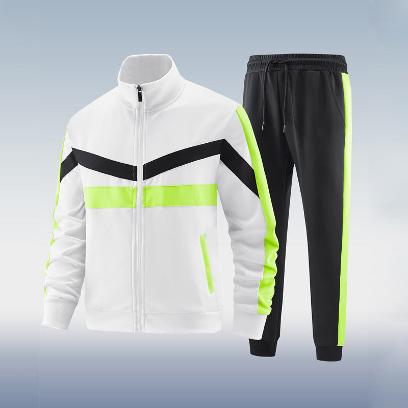 Mens Fitness Tracksuit Slim Fit Sporty Design