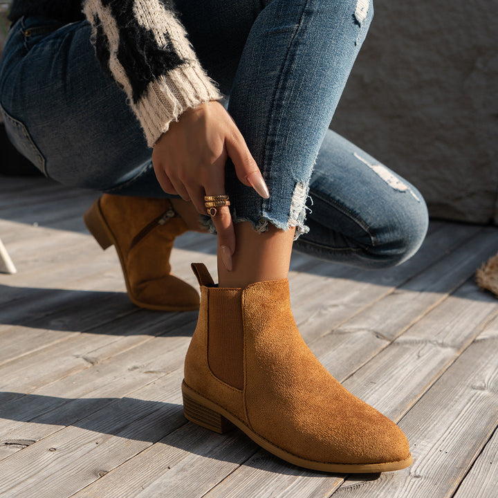 Womens Ankle Boots Leather Classic Fit